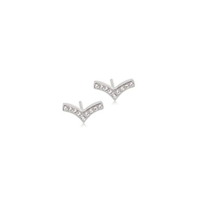 Orhangen Blomdahl Medical  | Blomdahl – Nt Brilliance Wing 8 Mm, Crystal Orhangen, Silver