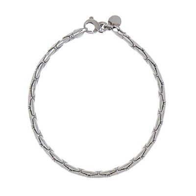 Herrsmycken CU Man  | Cu Man – Bear Plain Armband, Silver