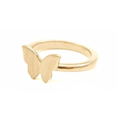 Ringar CU Jewellery  | Cu Jewellery – Butterfly Ring, Guld