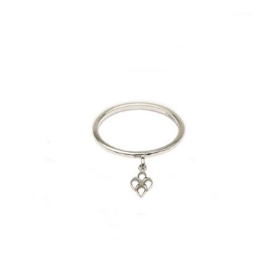 Ringar Syster P Smycken  | Syster P – Therese Shine Pendant Ring, Silver