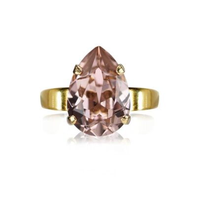 Ringar Caroline Svedbom  | Caroline Svedbom – Mini Drop Ring Guld | Vintage Rose