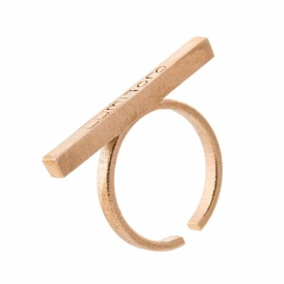 Ringar Lumitoro  | Lumitoro – Stickii I Raw Bronze Ring