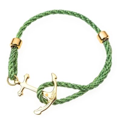 Herrsmycken Milton John Smycken  | Green Nature Anchor, Armband