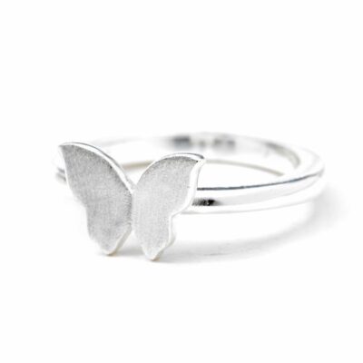 Ringar CU Jewellery  | Cu Jewellery – Butterfly Ring, Silver