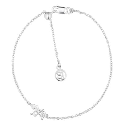 Armband SIF JAKOBS  | Adria Tre Armband | Silver | Vita Zirkoner