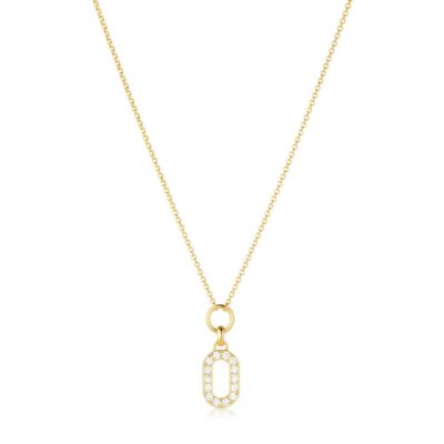 Festsmycken SIF JAKOBS  | Sif Jakobs – Capizzi Piccolo Necklace, Kristall/Guld