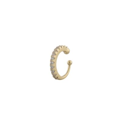 Orhangen Snö of Sweden  | Sno – Hanni Small Cuff Orhangen, Guld/Klar