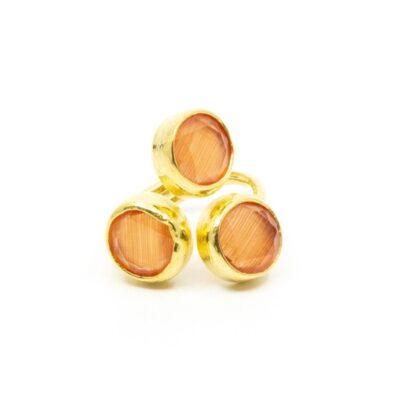 Ringar SEVEN EAST  | Tripple Tau Ring Orange