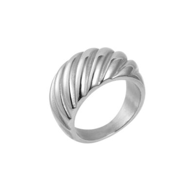 Ringar By Jolima  | By Jolima – Croissant Ring, Silver