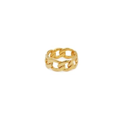 Ringar Syster P Smycken  | Syster P – Links Curb Chain Ring Guld