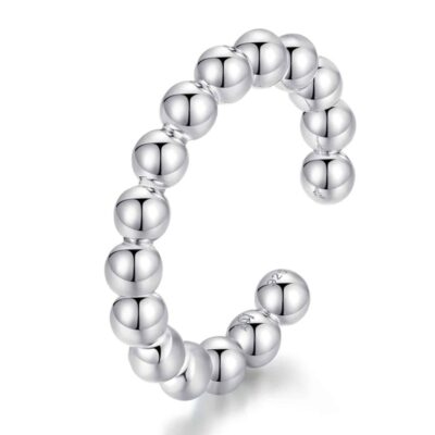 Ringar Pantolin Bagatelle  | Pantolin Bagatelle – Bead Ring Rund, Silver