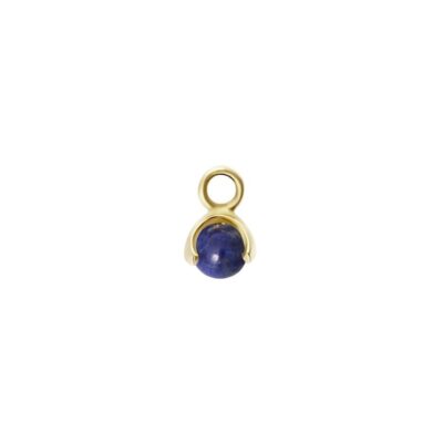 Halsband CU Jewellery  | Cu Jewellery – Letters Stone 9 Lapis, Hange, Guld