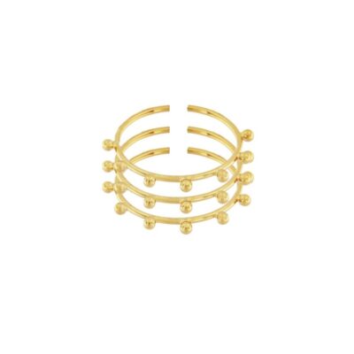 Ringar Dansk Copenhagen  | Dansk Copenhagen – Brooklyn 3In1 Ring, Guld