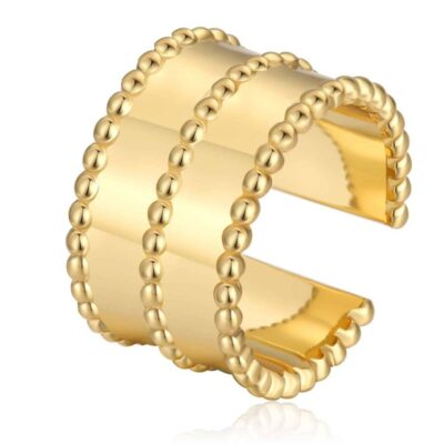 Ringar Pantolin Bagatelle  | Pantolin Bagatelle – Bead Ring Flat, Guld