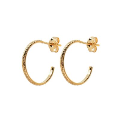 Orhangen CU Jewellery  | Cu Jewellery – Two Vintage Round Orhangen, Guld