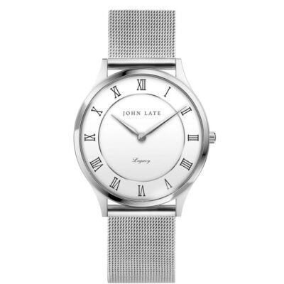 Klockor John Late  | John Late – Legacy Silver Mesh 36, Klocka