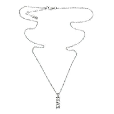 Halsband SEVEN EAST  | Seven/East – Inner Peace Vertical Halsband, Silver