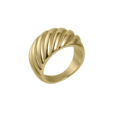 Ringar By Jolima  | By Jolima – Croissant Ring, Guld