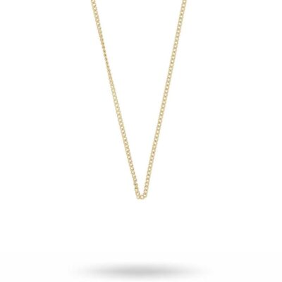 Halsband Smyckendahls  | Smyckendahls – Forgylld Silverkedja Pansar 42-80 Cm