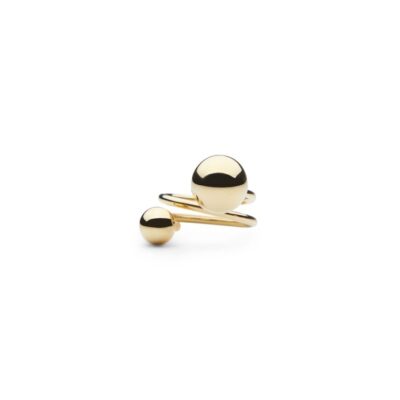 Ringar CU Jewellery  | Cu Jewellery – Globe Big Ring 17,5 Gold