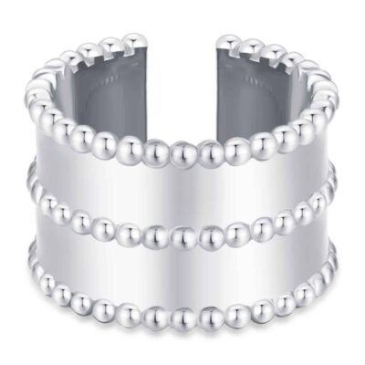 Ringar Pantolin Bagatelle  | Pantolin Bagatelle – Bead Ring Flat, Silver