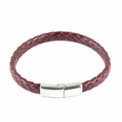 Herrsmycken 7EAST MAN  | Seven/East – Fredrik Laderarmband, Rott