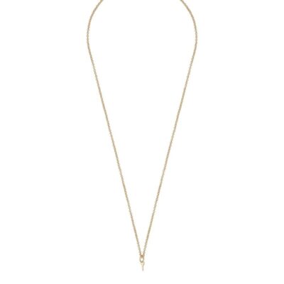 Halsband Snö of Sweden  | Sno Of Sweden – Fling Key Pendant Halsband 42 Cm, Guld